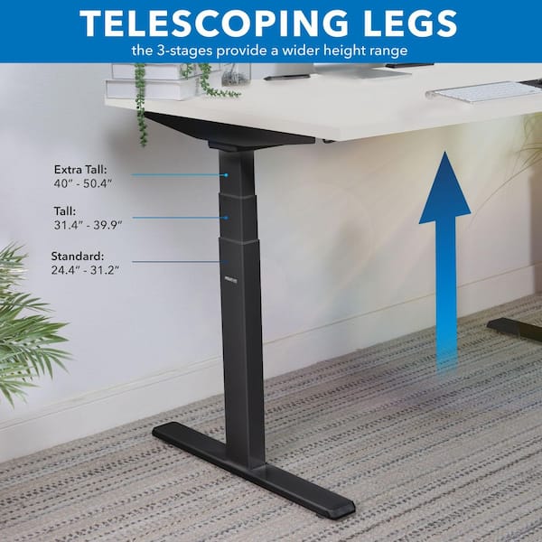 Mayitaです。デスク Mount-It! Compact Electric Standing Desk with 48