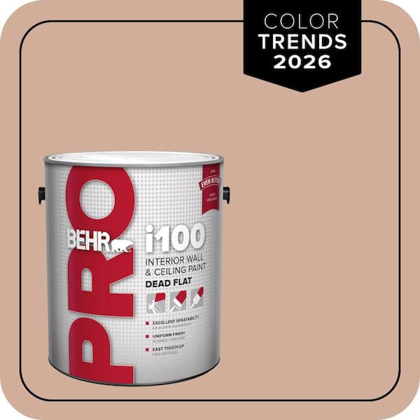 BEHR PRO 1 gal. #S200-3 Iced Copper Dead Flat Interior Paint