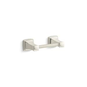 Riff Wall Mounted Pivoting Toilet Paper Holder in Vibrant Polished Nickel