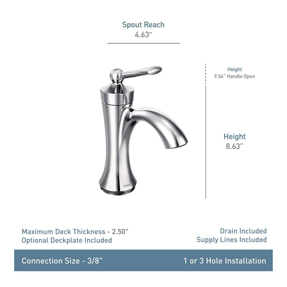 Classic Distressed Bronze Single Hole Bathroom Faucet with Drain Assembly