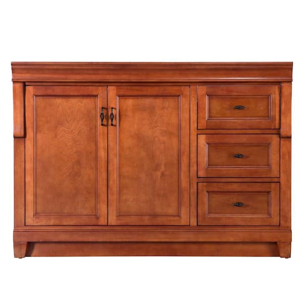 Home Decorators Collection Naples 48 in. W x 21.63 in. D x 34 in. H Bath Vanity Cabinet without Top in Warm Cinnamon
