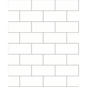 Galley Off-White Subway Tile Strippable Roll (Covers 56.4 sq. ft.)