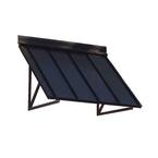 8.6 ft. Houstonian Metal Standing Seam Fixed Awning (104 in. W x 24 in. H x 24 in. D) in Black