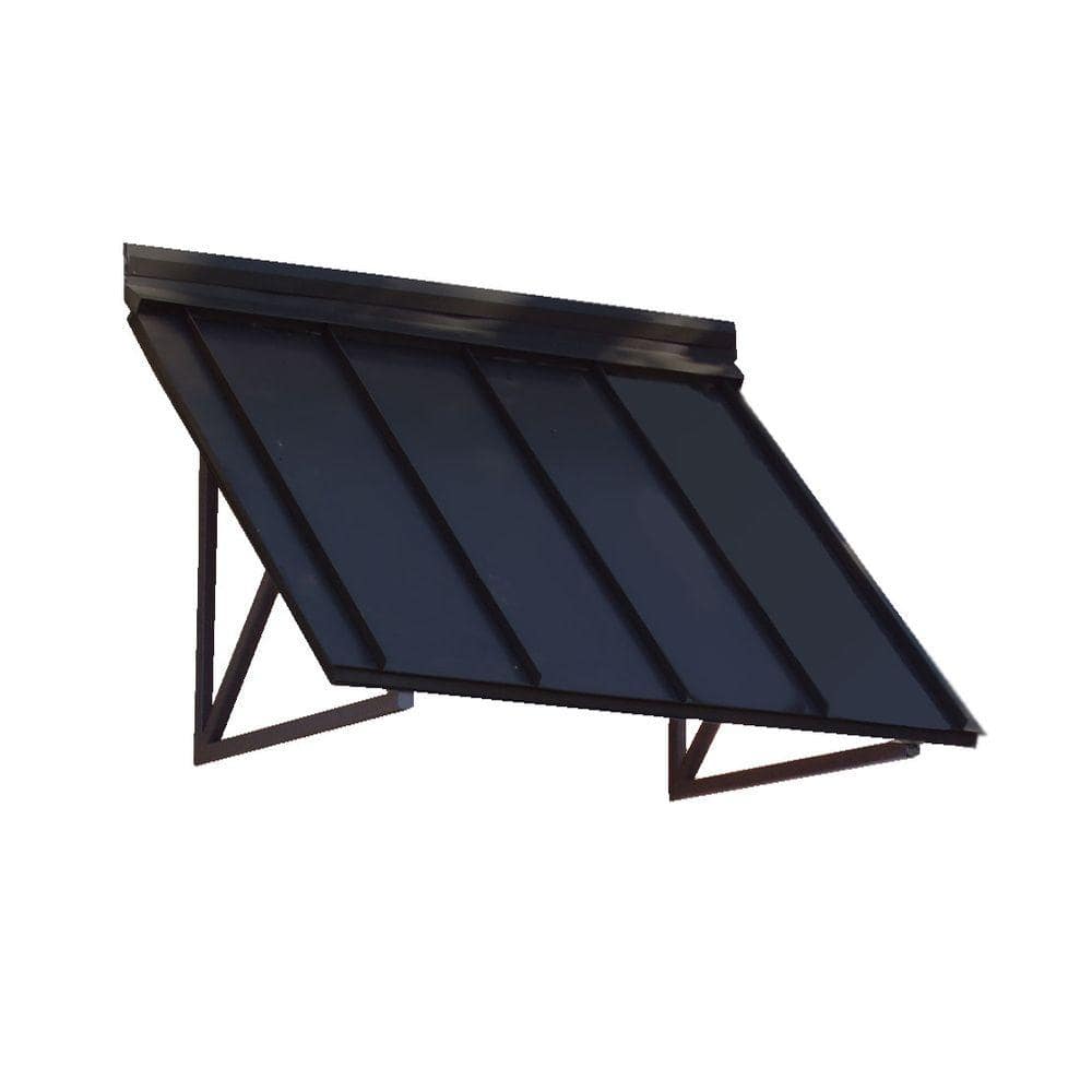 Beauty-Mark 8.6 Ft. Houstonian Metal Standing Seam Fixed Awning (104 In ...