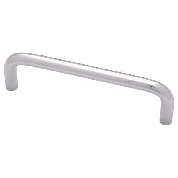 Liberty 3-3/4 in. (96mm) Center-to-Center Polished Chrome Wire Drawer Pull