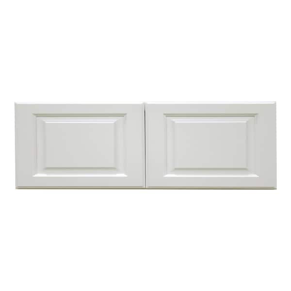 LIFEART CABINETRY LaPort Assembled 30x18x12 in. Wall Cabinet with 2 Doors in Classic White