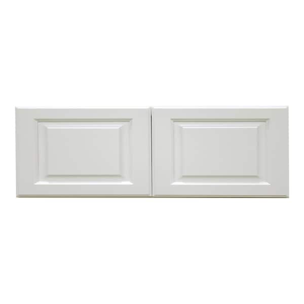 LIFEART CABINETRY LaPort Assembled 36x15x12 in. Wall Cabinet with 2 Doors in Classic White