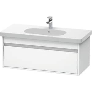 Ketho 17.88 in. W x 39.38 in. D x 16.13 in. H Bath Vanity Cabinet without Top in White