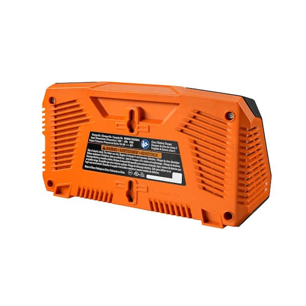 RIDGID - 18V Dual Port Dual Chemistry Sequential Charger with Dual USB Ports