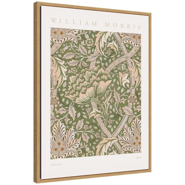 Sylvie "Poster William Morris Windrush 1883" by The Art Institute of Chicago Abstract Framed Art Print 30 in. x 23 in.