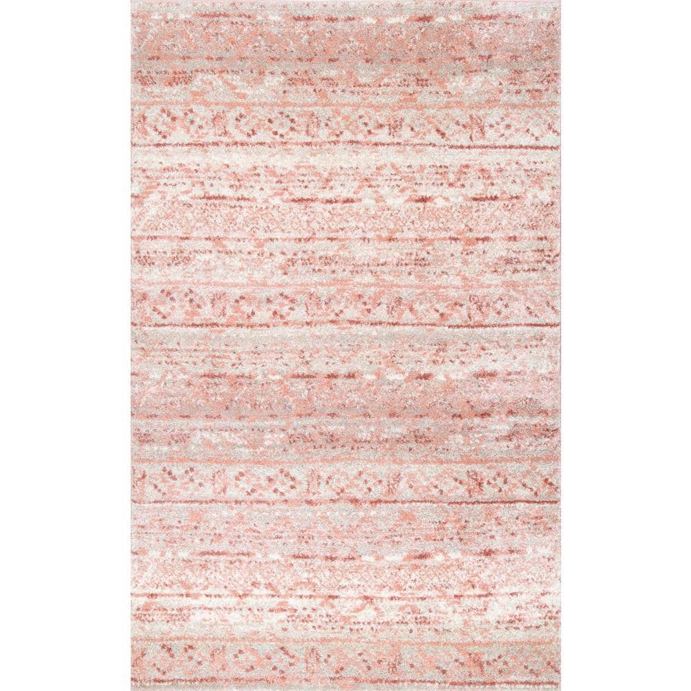 Sunniva Moroccan Pink Doormat 3 ft. x 5 ft. Area Rug price history on PriceWatchPro
