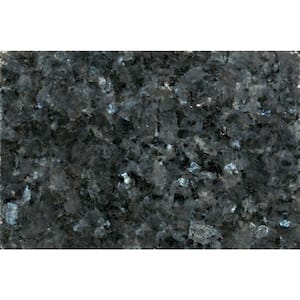 3 in. x 3 in. Granite Countertop Sample in Blue Pearl