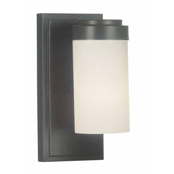 Kenroy Home Toronto 1-Light 10 in. Satin Bronze Sconce -DISCONTINUED