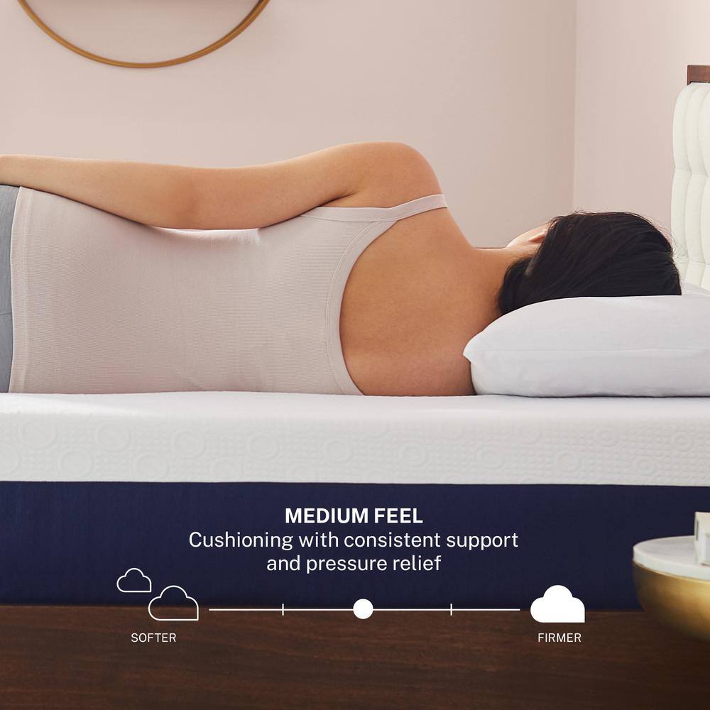 Shiloh 12" Full Memory Foam Mattress with Hypoallergenic Cover