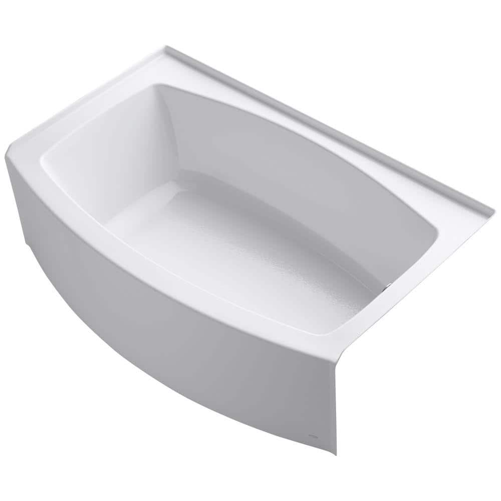 UPC 650531892461 product image for Expanse 60 in. x 32 in. Soaking Bathtub with Right-Hand Drain in White | upcitemdb.com