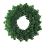 16 in. Unlit Decorative Green Pine Artificial Christmas Wreath