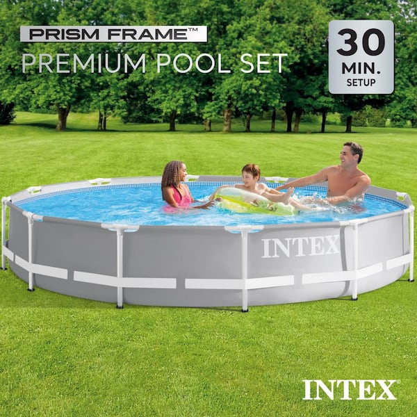 INTEX 12 ft x 30in Easy Set with 530 selling gal