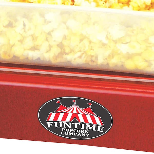 Funtime Palace 16 oz. Hot Oil Stainless Steel Popcorn Popper Machine  FT1626PP - The Home Depot