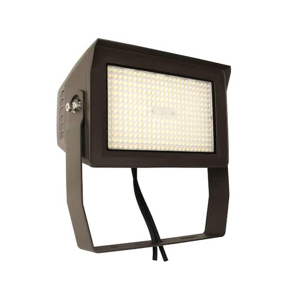 Adjustable Beam 150-Watt Equivalent 21390 Lumen 90° Bronze Dusk to Dawn Integrated LED Flood Light 1-Pack