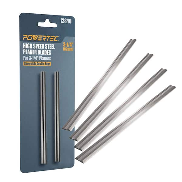 POWERTEC 3 1 4 in. High Speed Steel Hand Held Planer Blades for