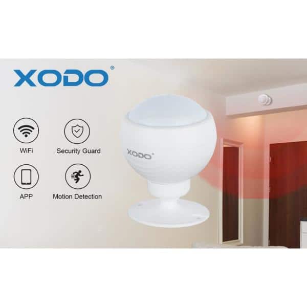 Xodo Wi-Fi Smart Wireless Security Door Sensor Wireless Home Security Sensor Alarm (2-Pack)