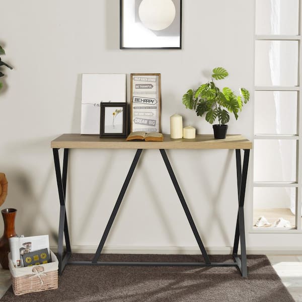 Top Metal Frame Console Table Hess