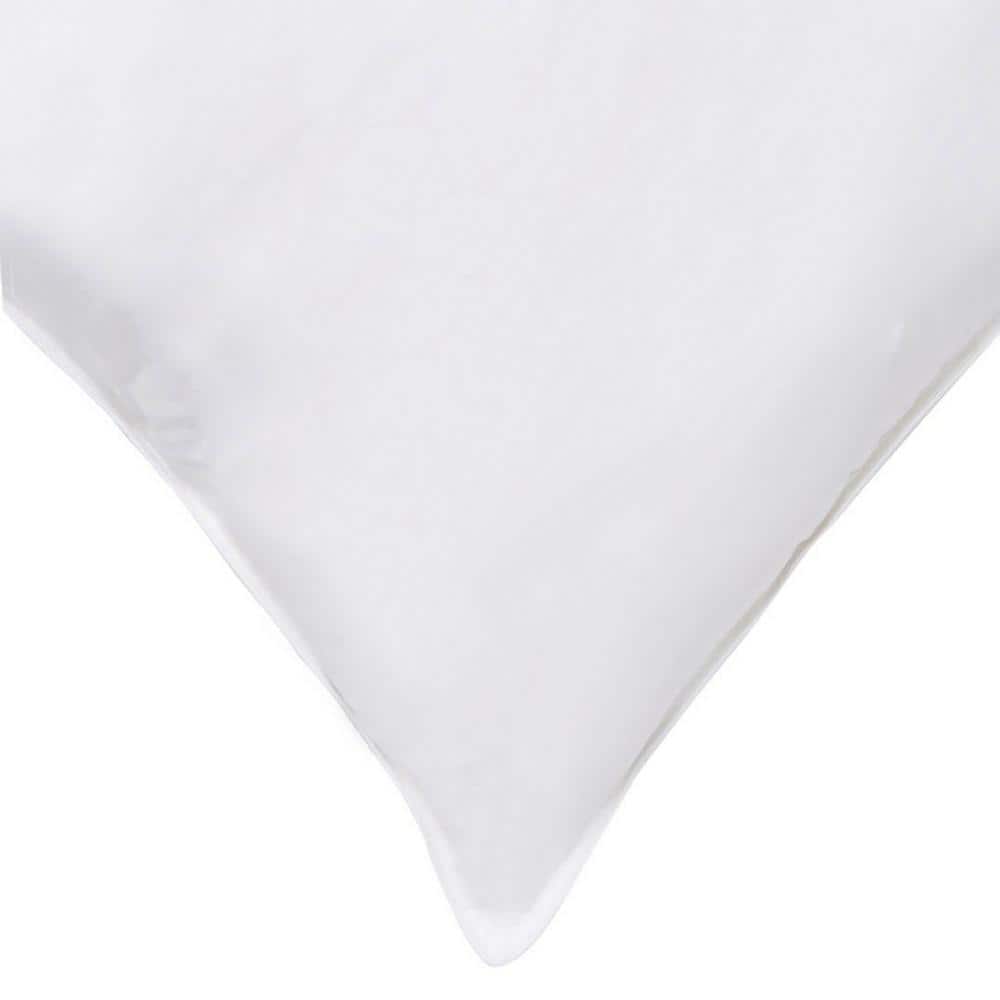 Queen White Hypoallergenic Polyester Down-Alternative Pillow Set