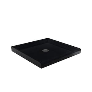 36 in. L x 36 in. W Alcove Shower Pan Base with Centered Drain