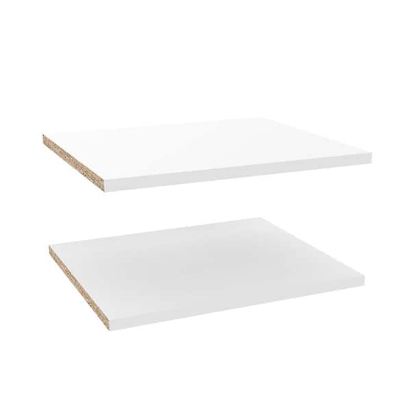 Impressions White Shelves for 16 in. W Impressions Tower (2-Pack)