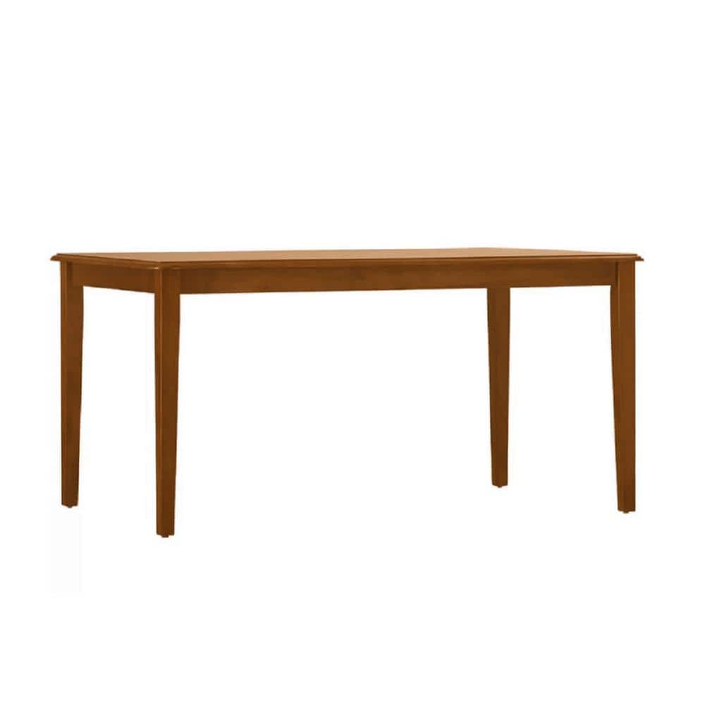 Walnut Solid Hardwood Rectangular Dining Table, 60" Length