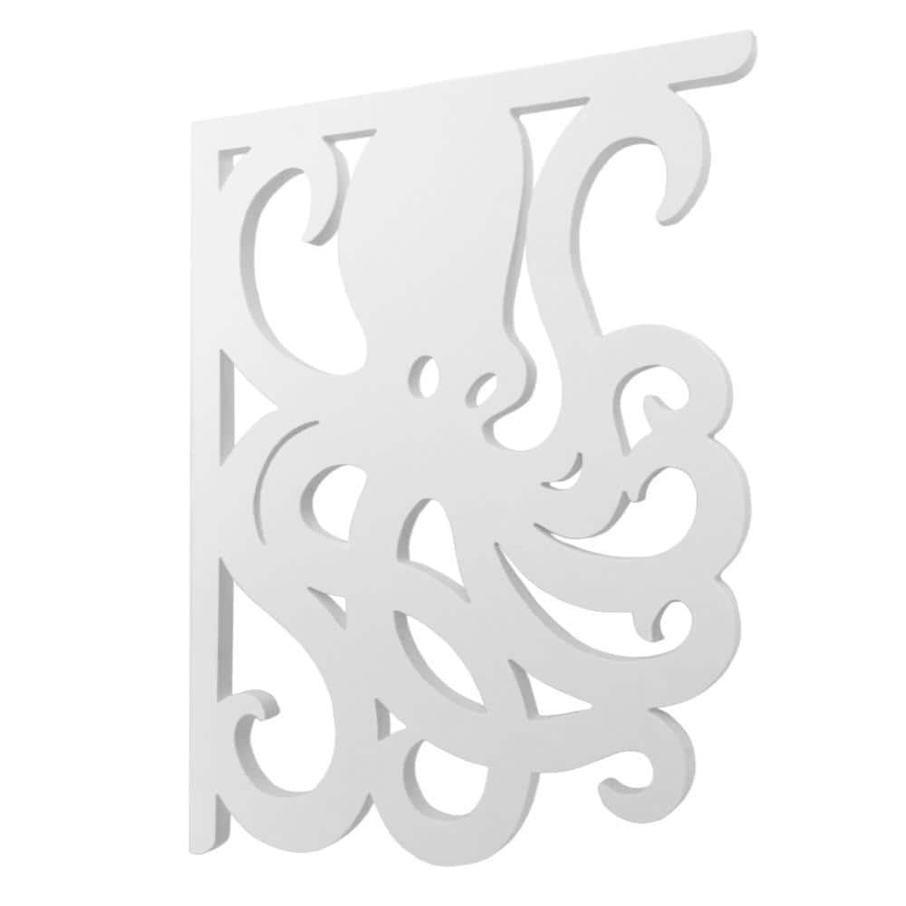 16 in. Paintable PVC Decorative Octopus Mailbox or Porch Bracket price history on PriceWatchPro