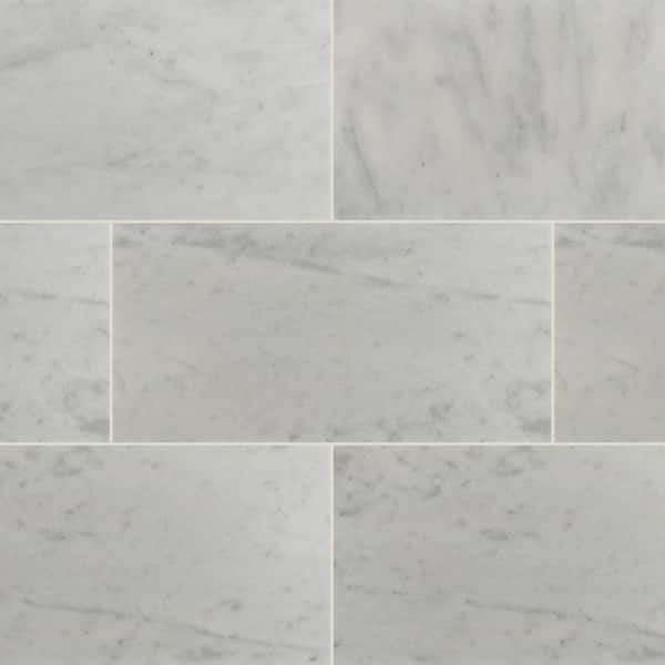 MSI Greecian White 6 in. x 24 in. Polished Floor and Wall Marble Tile (10 sq. ft./Case )