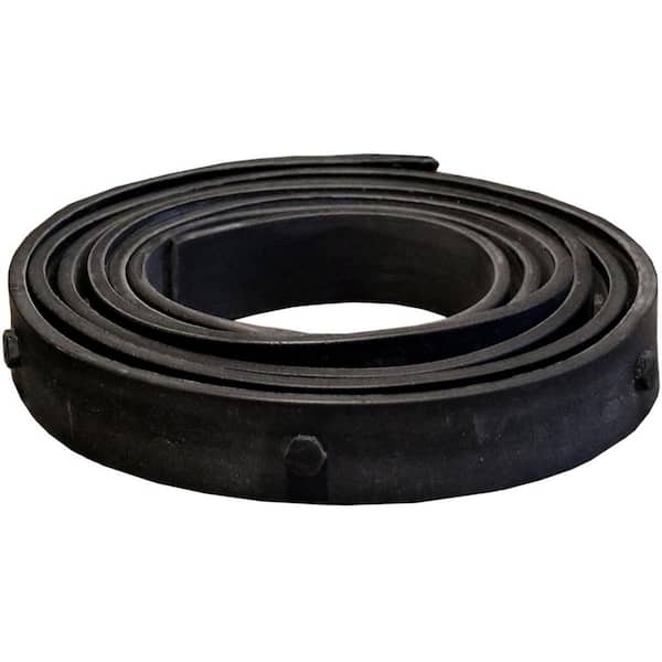 Ekena Millwork 1/4 in. x 1-1/2 in. x 12 ft. Flexible Black Beam Strap with Bolts for Faux Wood Beams
