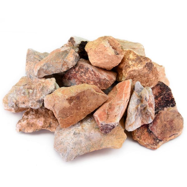 Southwest Boulder & Stone 25 cu. ft. 2 in. to 4 in. Large Cinnabar Bulk Landscape Rock and Pebble for Gardening, Landscaping and Walkways