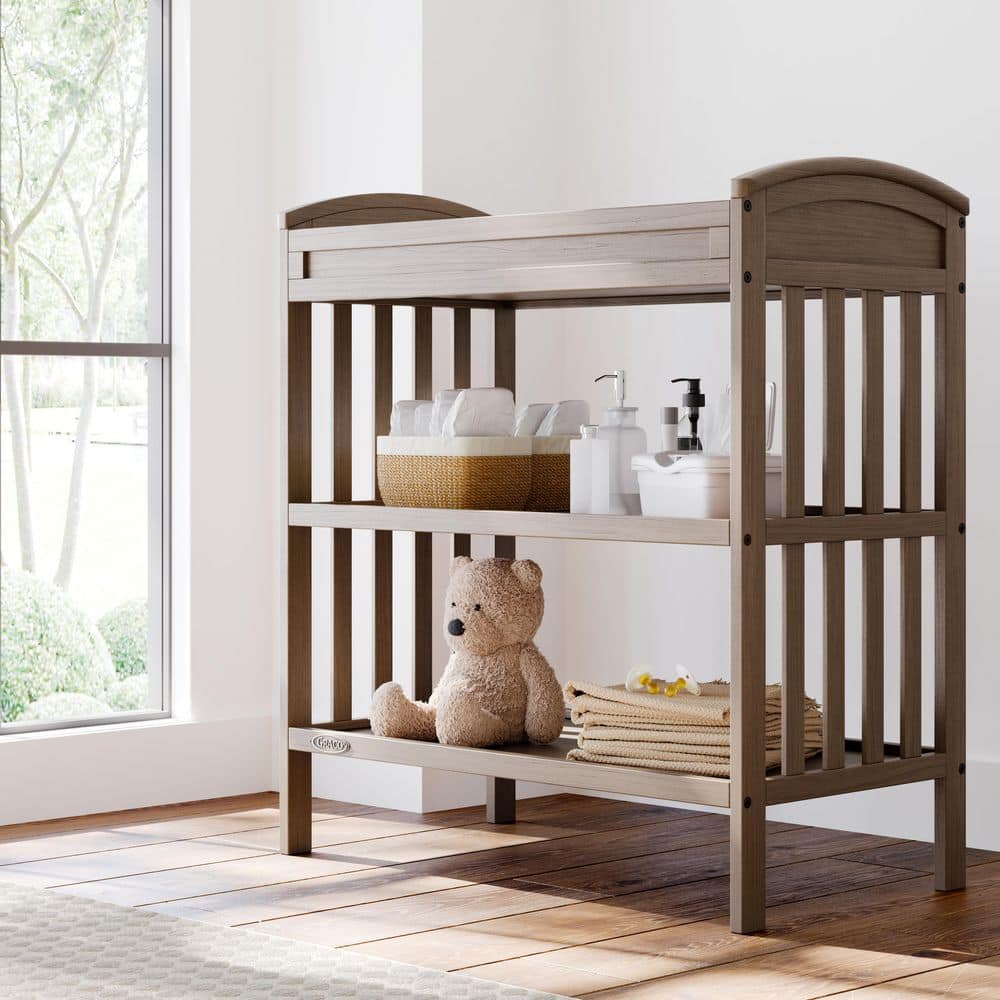 Benton Hazelnut Changing Table with Changing Pad