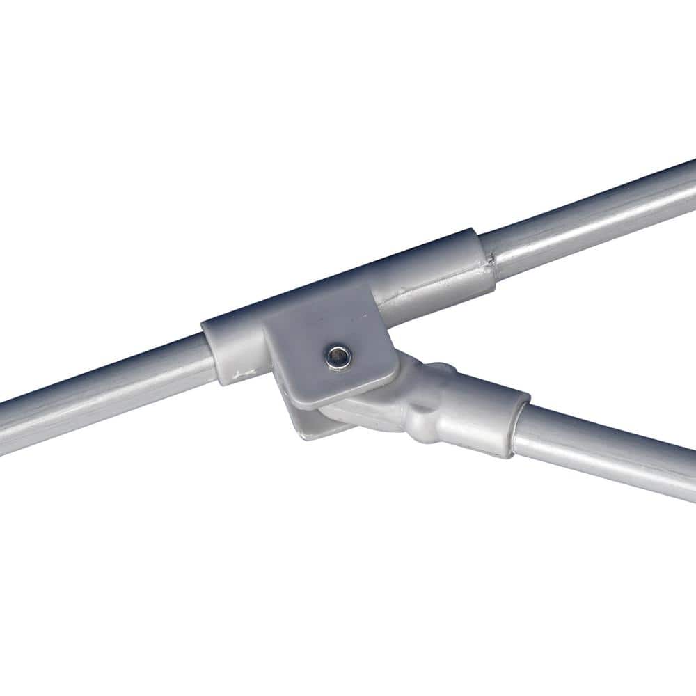 7.5' Lemon Olefin Patio Umbrella with Silver Aluminum Frame
