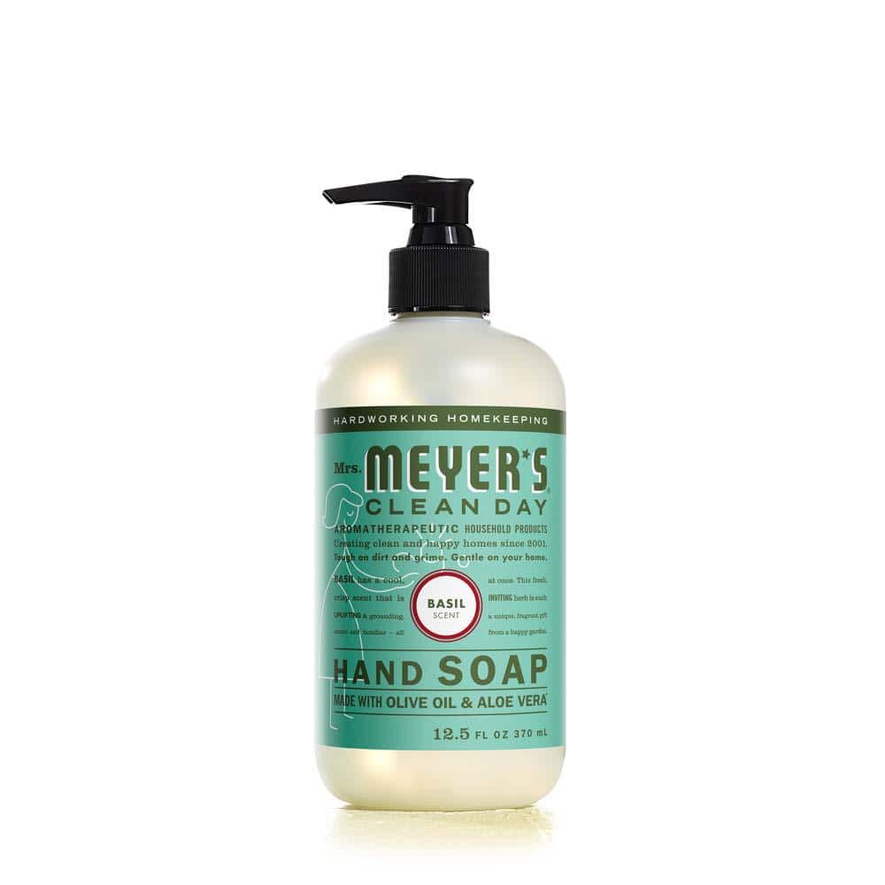 Mrs. Meyer's Clean Day 12.5 oz. Basil Scent Liquid Hand Soap 14104 - The  Home Depot