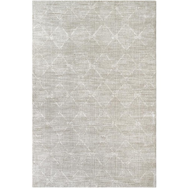 Masterpiece Gray Traditional 9 ft. x 12 ft. Indoor Area Rug