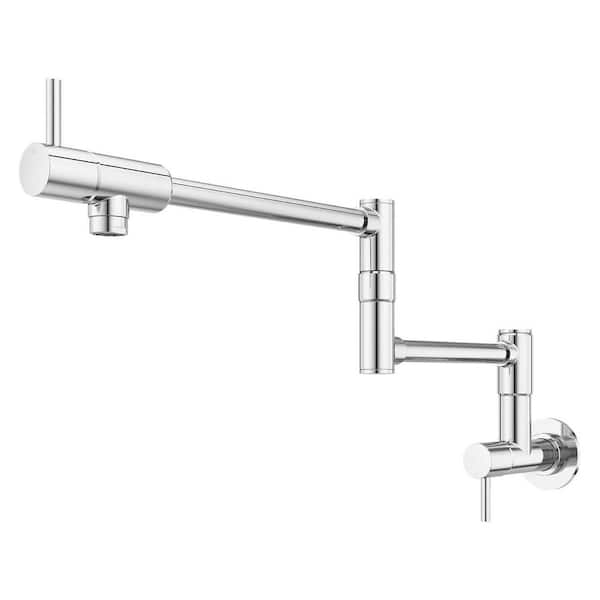 Lita Wall Mount Pot Filler in Polished Chrome