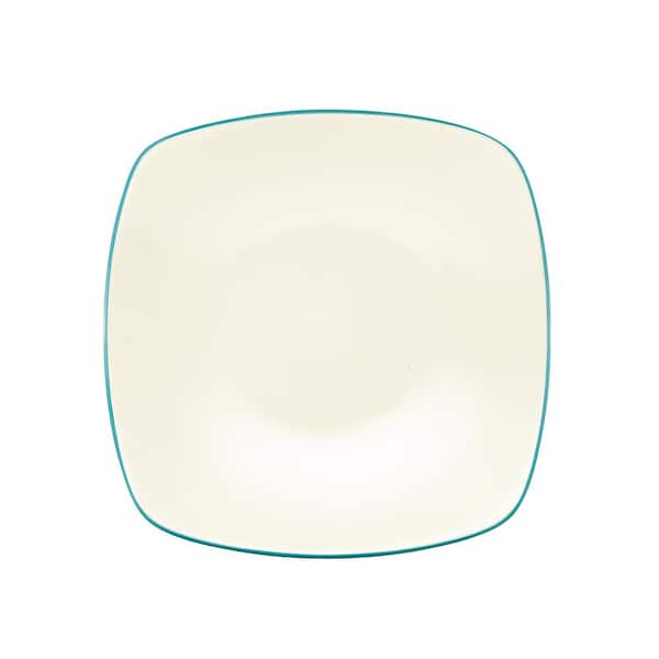 Noritake Colorwave Turquoise Stoneware Square Salad Plate 8-1/4 in.