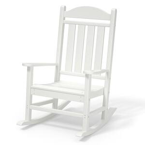 HDPE Plastic Outdoor Rocking Chair Adirondack Chair for Garden, Lawn