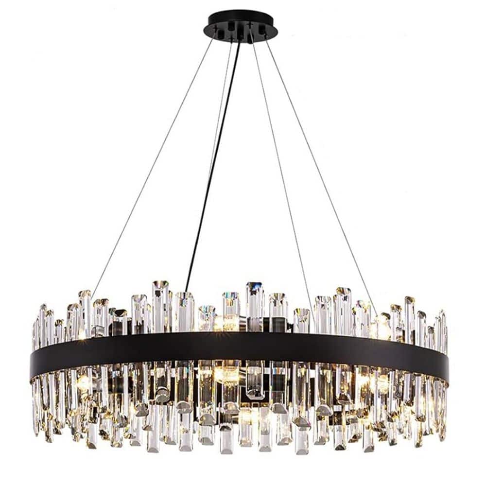 16-Light Black Luxury Crystal Chandelier for Living Room price history on PriceWatchPro