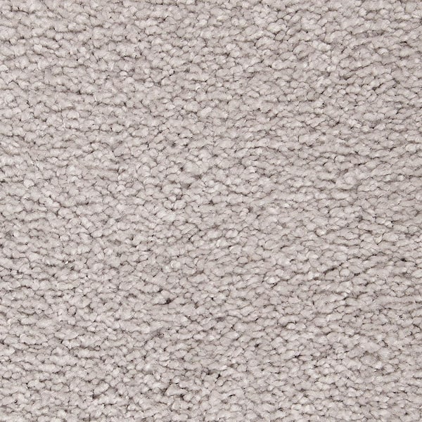 Lifeproof 8 in. x 8 in. Texture Carpet Sample - Castle II -Color Morning Shadow