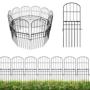 Animal Barrier Fencing 10-Pack, 29 in. H x 10 ft. L Rustproof Metal Garden Fence No Dig