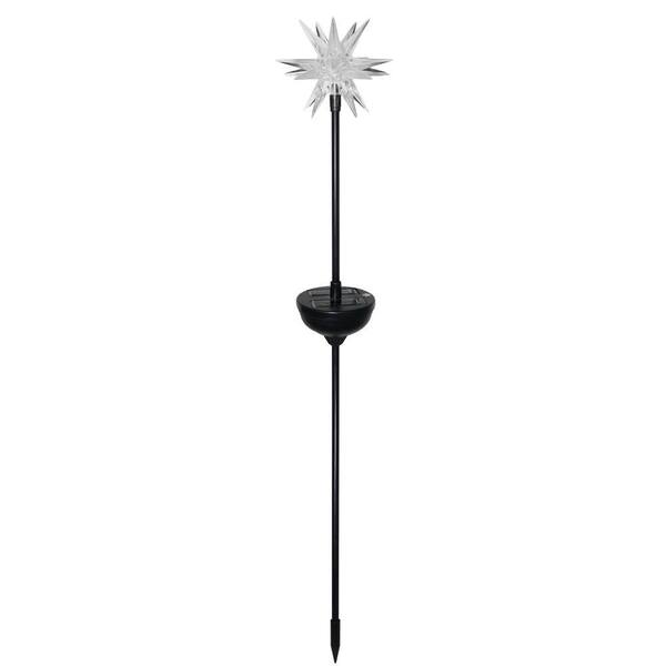 Moonrays Solar Powered Outdoor Color-Changing Starburst LED Stake Light (4-Pack)