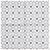 Bliss 8" Black and White Porcelain Patterned Tile