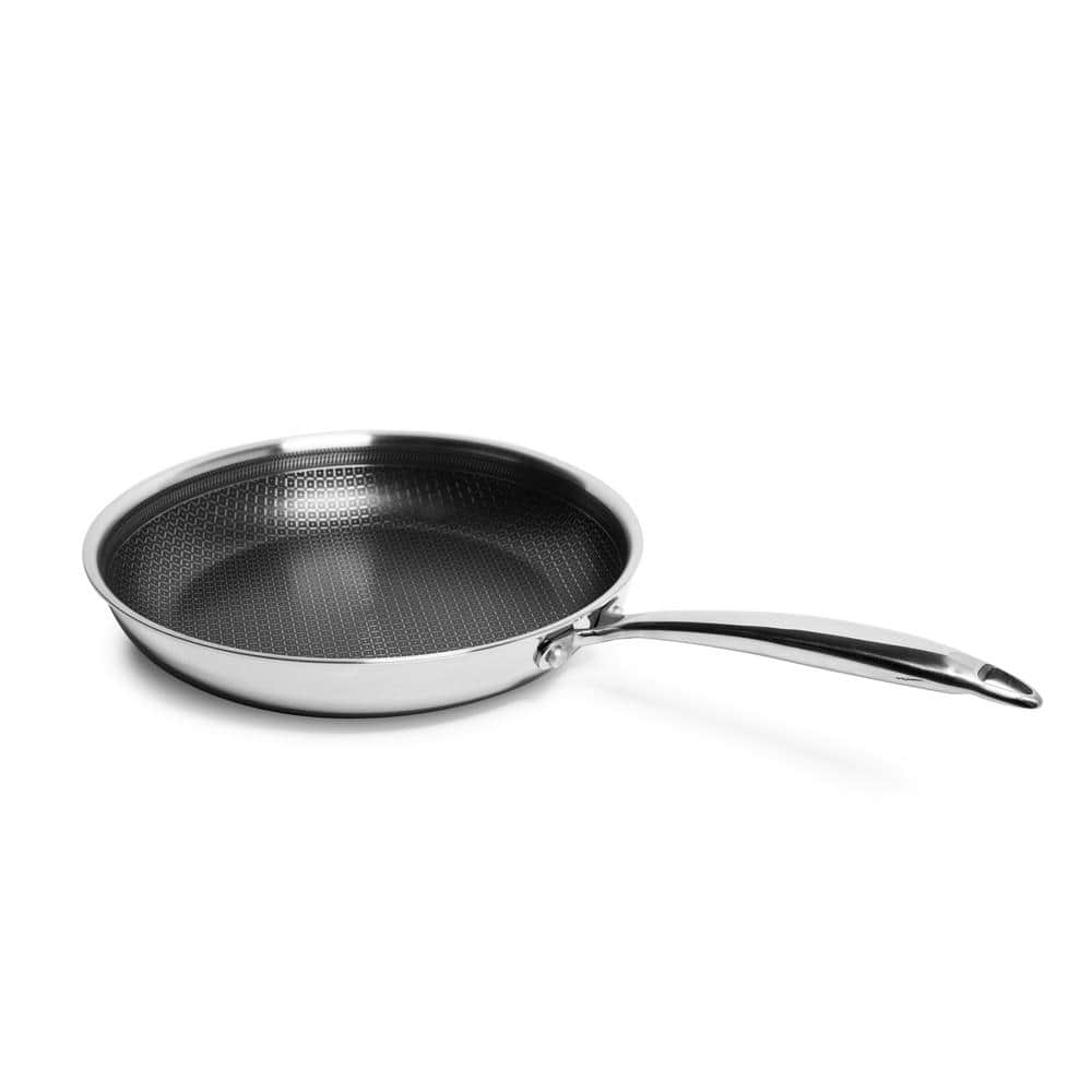 American Kitchen - 10 inch Premium Nonstick Skillet & Frying Pan, Stainless  Steel, Durable Coating, PFOA-Free, Made In America
