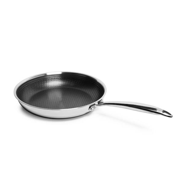 LEXI HOME Diamond Tri-ply 10 Inch Stainless Steel Nonstick Frying Pan  LB5573 - The Home Depot