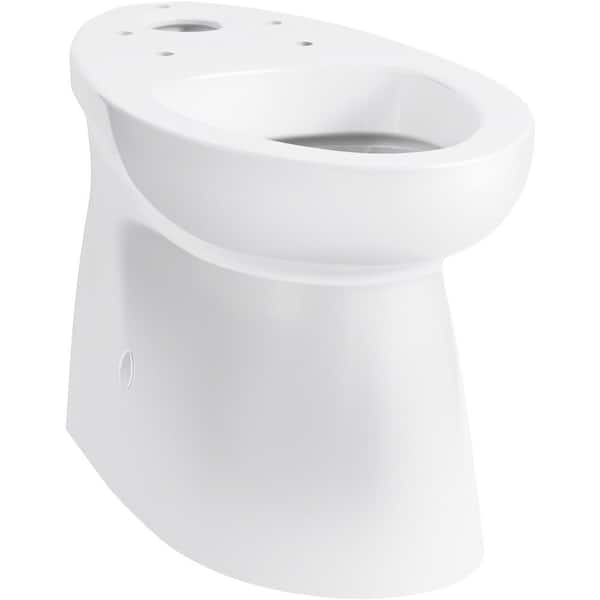 Brella Elongated Toilet Bowl Only in White