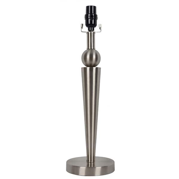 Brushed Steel Table Lamp Base Ds18526, Stainless Steel Table Lamp Base